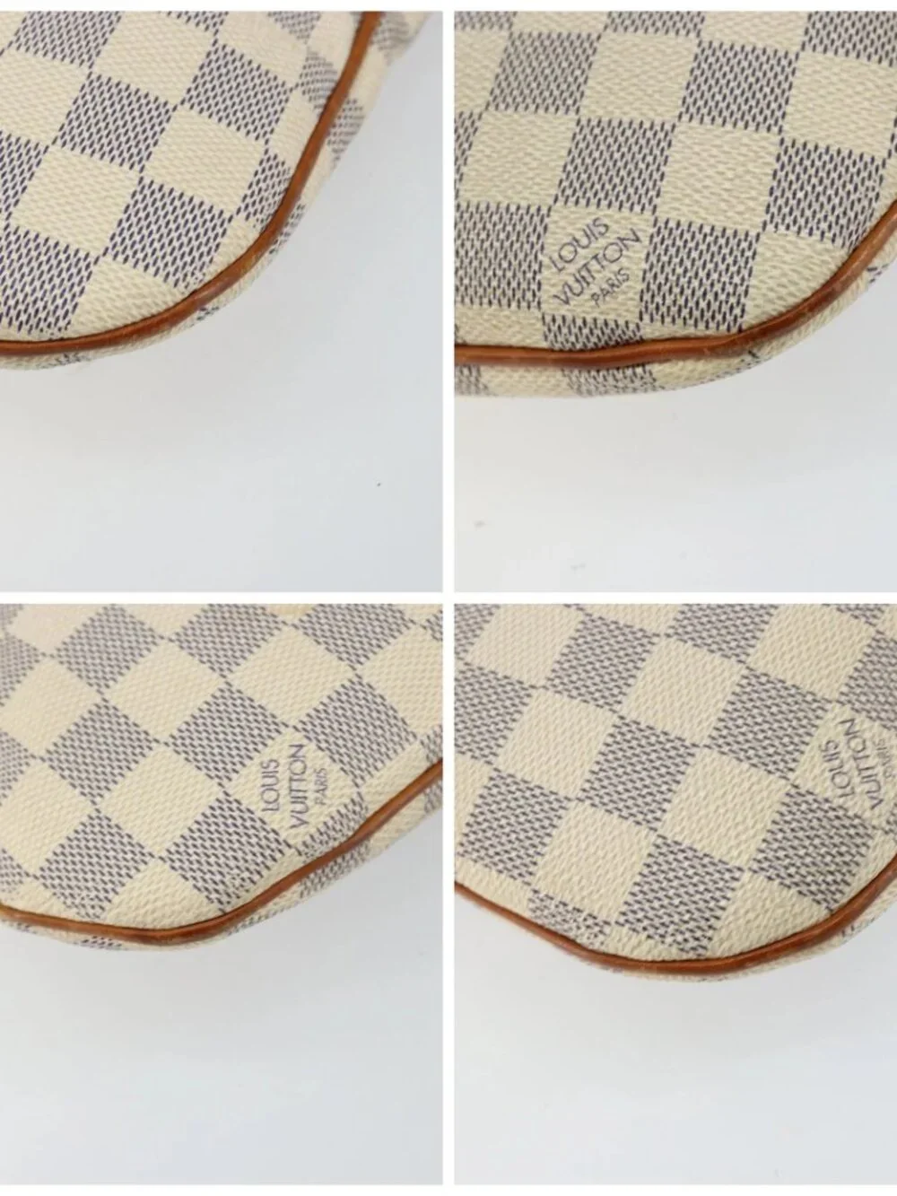 LOUIS VUITTON Damier Azur Pochette Bosphore Shoulder Bag N51112 LV Auth BA7009 - Picture 14 of 16